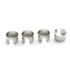 20pcs Stainless Steel Gold Plated Ear Clips Ear Cuff Earrings Findings Body Jewelry No Pierced Earcuff for Women Men DIY Jewelry
