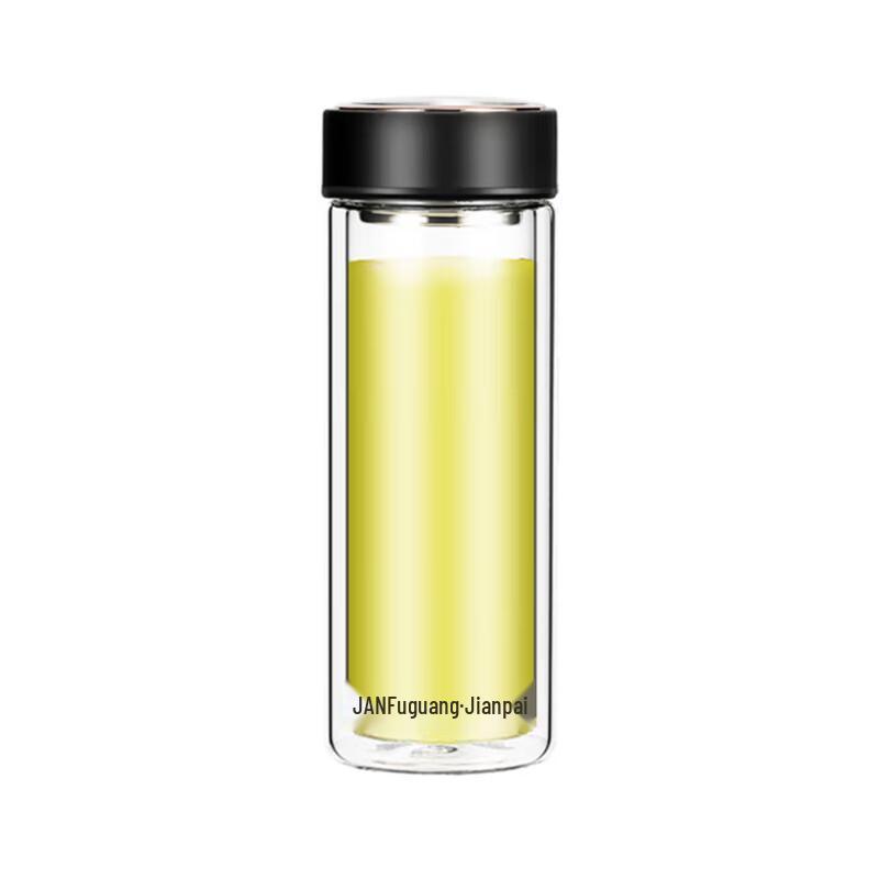 Двухслойная стеклянная бутылка для воды Fuguang