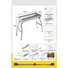 Portable Folding Stainless Steel Charcoal BBQ Grill