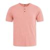 Men's Casual Button Breathable Short Sleeve T-Shirt Casual Top Casual Everyday Outfit