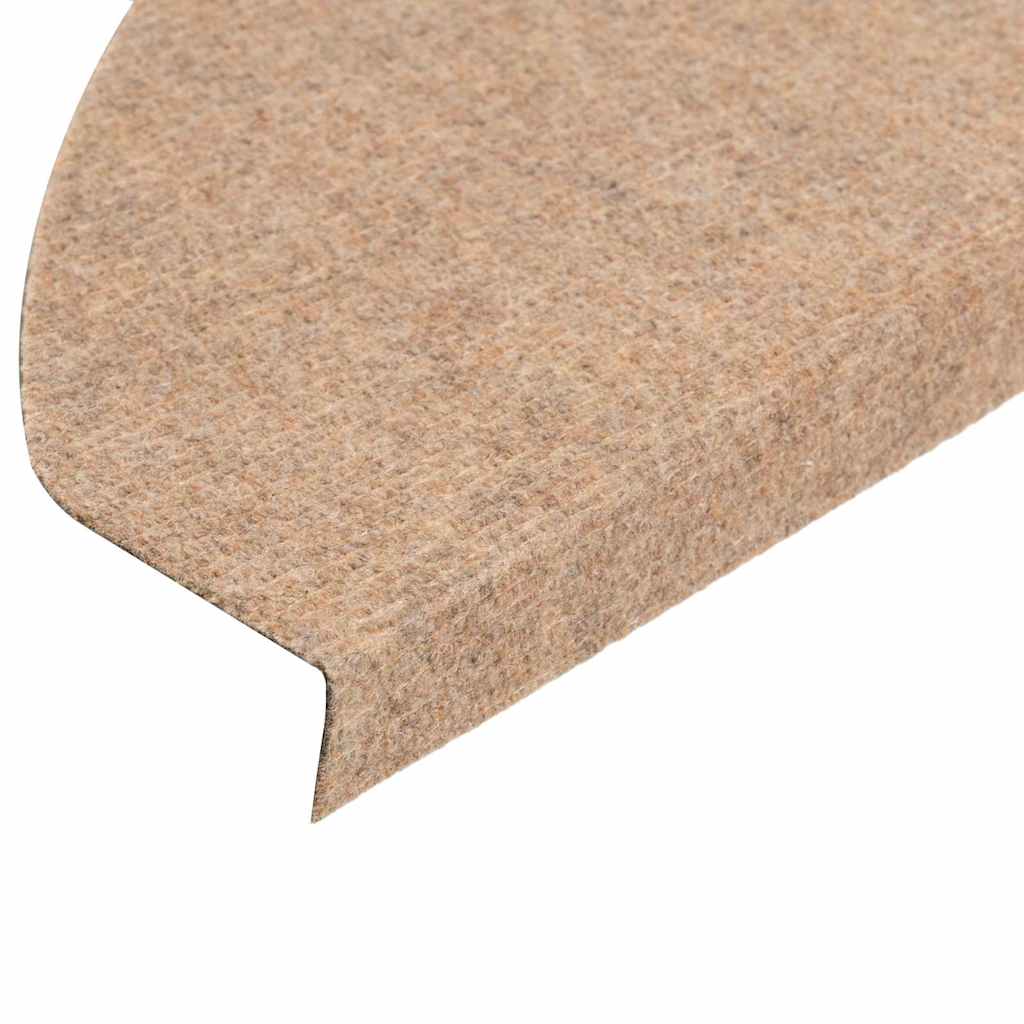 Self Adhesive Stair Treads 30 pcs Beige 65 x 22.5 x 3.5 cm