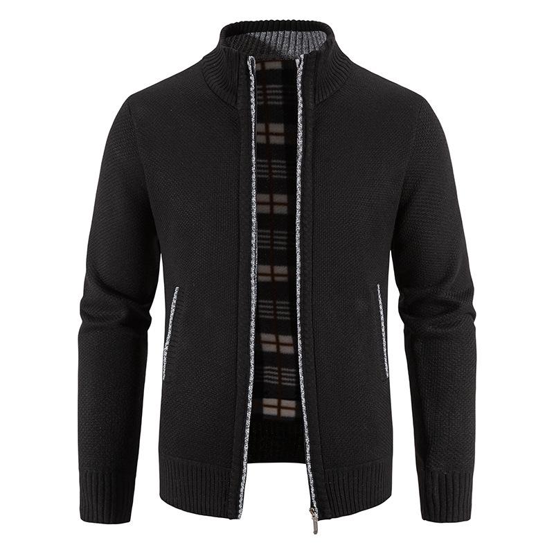 Herren Casual Grenzüberschreitende Pulloverjacke: Jugendtrend Grobstrick-Strickjacke