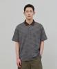DESIRED Striped Collared Short Sleeve T-Shirt-Fbsk5701D12