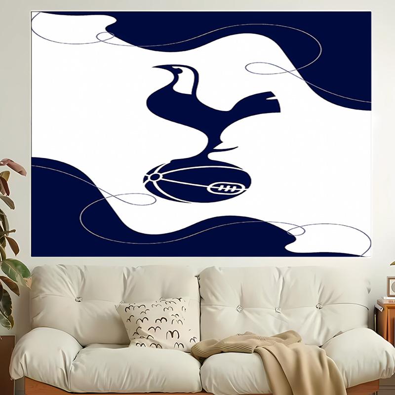 1 pièce Tapisserie Tottenham Hotspur F, Salon, Chambre à coucher, Bureau, Décor de Fête, Cadeau Festif Idéal
