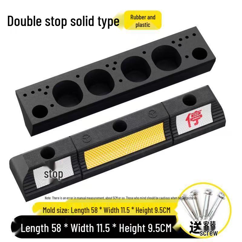 Rubber Wheel Stopper and Parking Aligner