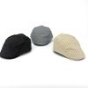 Unisex Retro Plaid Duckbill Cap: Stylish Spring/Summer Beret for Casual Wear