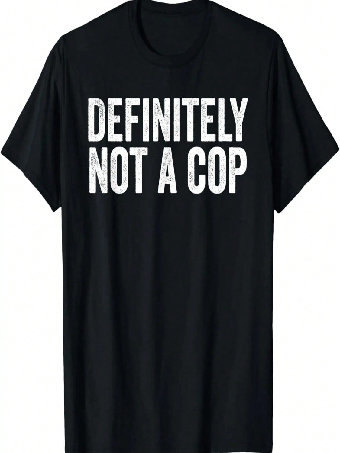 Definitely Not A Cop Undercover Easy Costume T-Shirt S разноцветный
