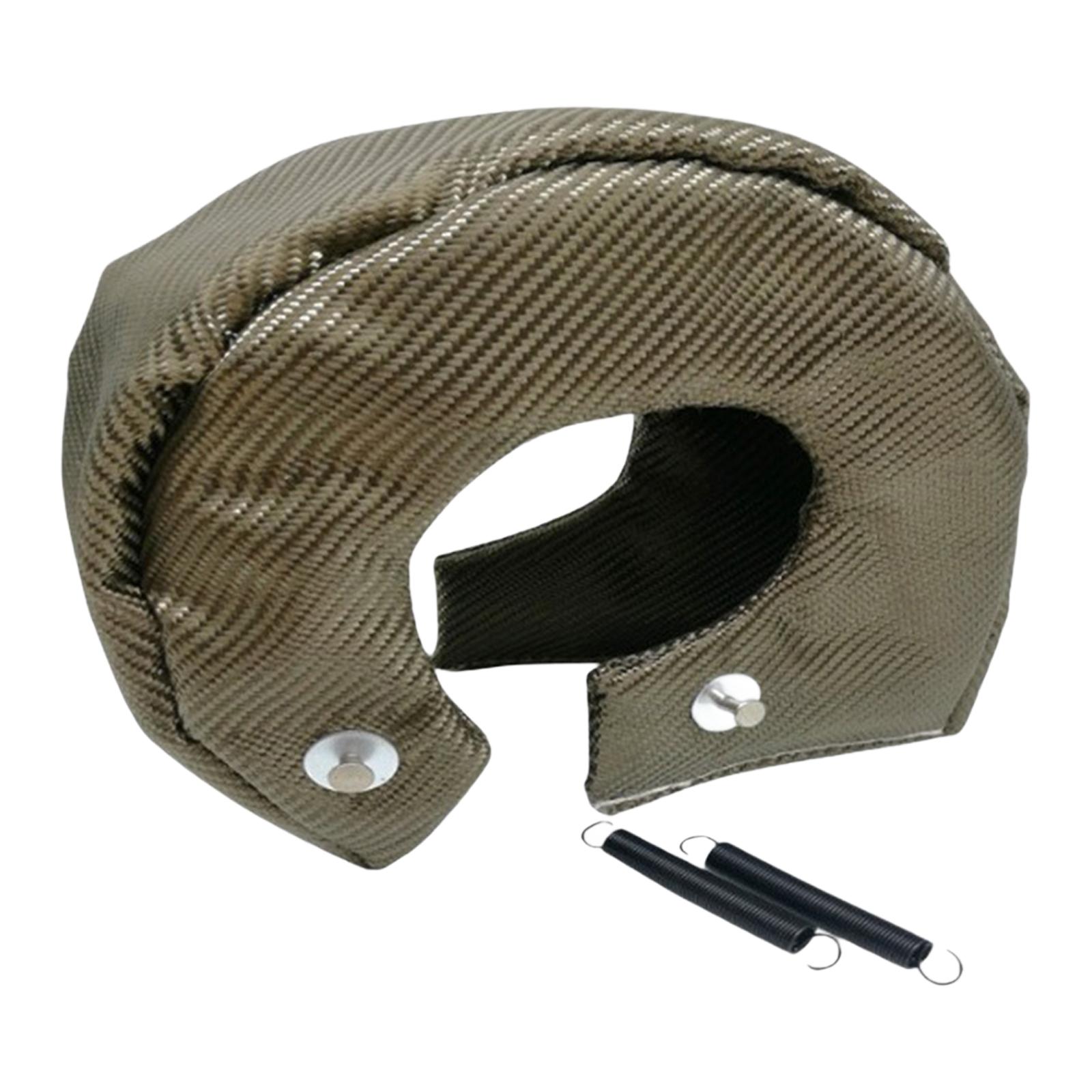 T3 T4 T6 Turbocharger Cover Wrap Blanket Heat Shield Barrier Cover T3 Turbo Heat Shield Cover Wrap Accessories silicone fiber