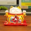 Large Ceramic Lucky Cat Ornament: Creative Piggy Bank & Home Decoration Gift