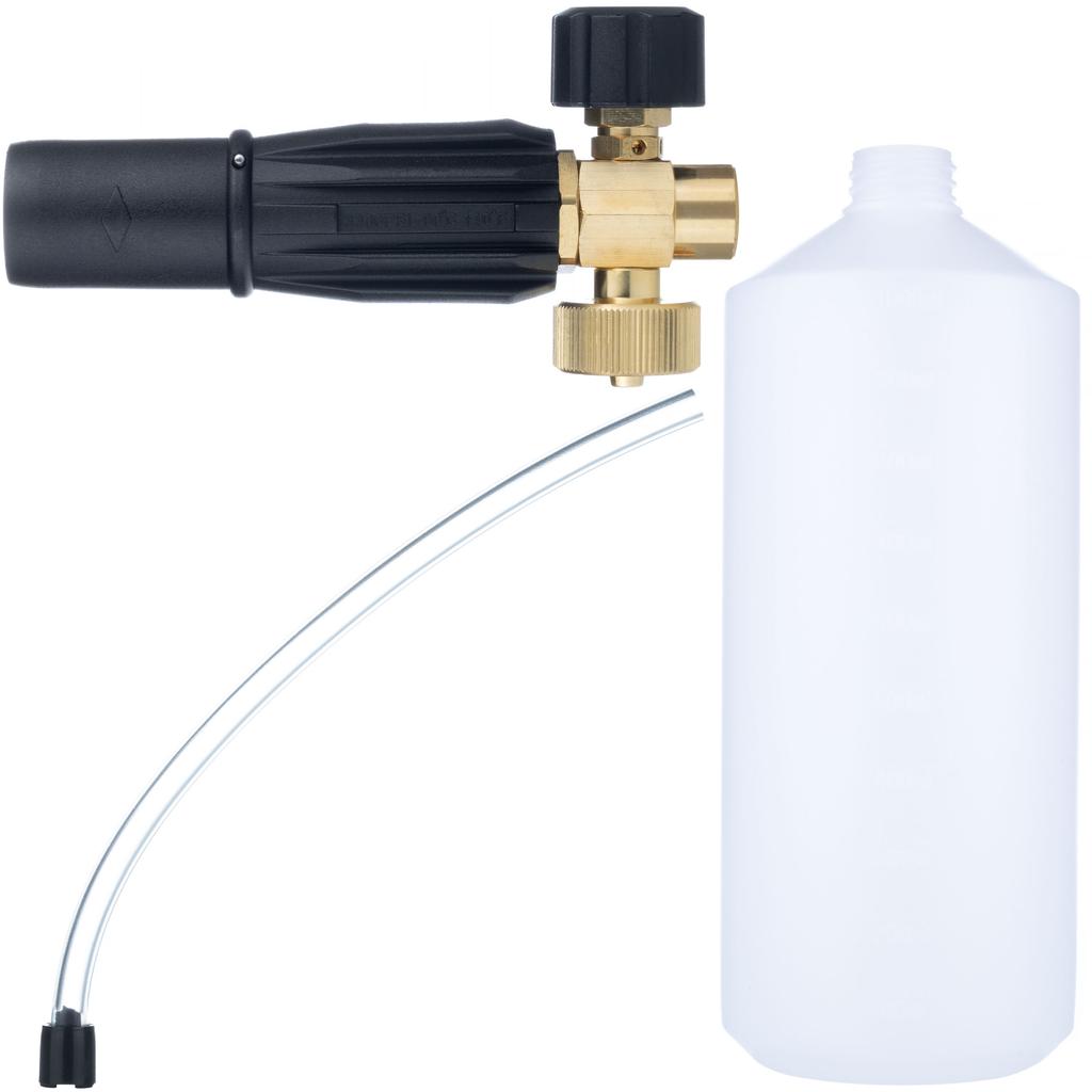 Rosfix Pianownica S0401 1000ml do Myjki Ciśnieniowej – Wysoka Efektywność Pienienia | Dysza 1,23mm | Regulowany Kąt Rozpylania