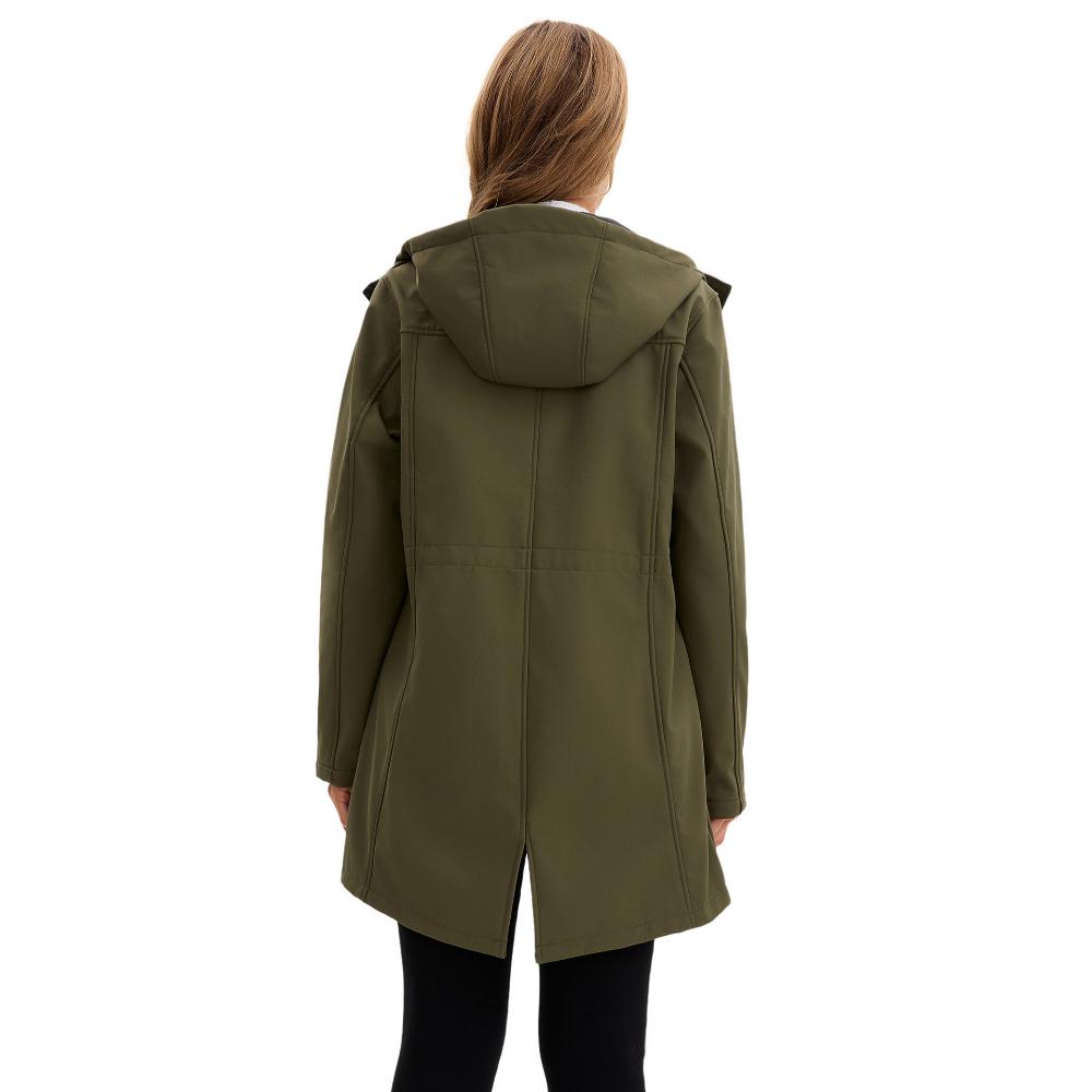 European and American-style Women's Jackets for Autumn/winter: Waterproof, Hooded, Casual Outerwear/raincoats