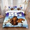 Set Copripiumino L'Era Glaciale 2 Il Disgelo 3 Pezzi Morbido e Confortevole per Camera da Letto, Camera degli Ospiti e Dormitorio Set Biancheria da Letto Q052