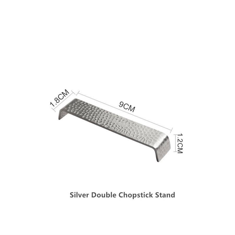 304 Stainless Steel High-end Western Food Table and Chopstick Holder, Light Luxury Shared Spoons and Chopsticks