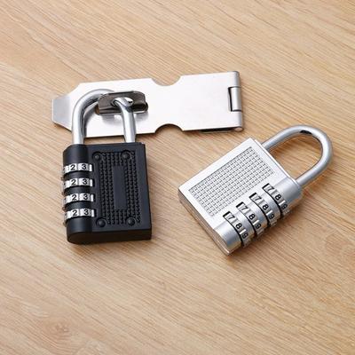 Cabinet Lock 4 Digit Combination Anti-theft Multipurpose Combination Mechanical Lock Padlock for Home