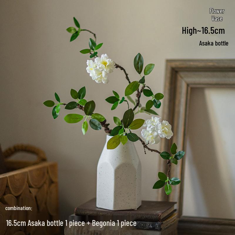 Bionic Begonia: Artificial Luxury Green Plant Dining Table Decoration