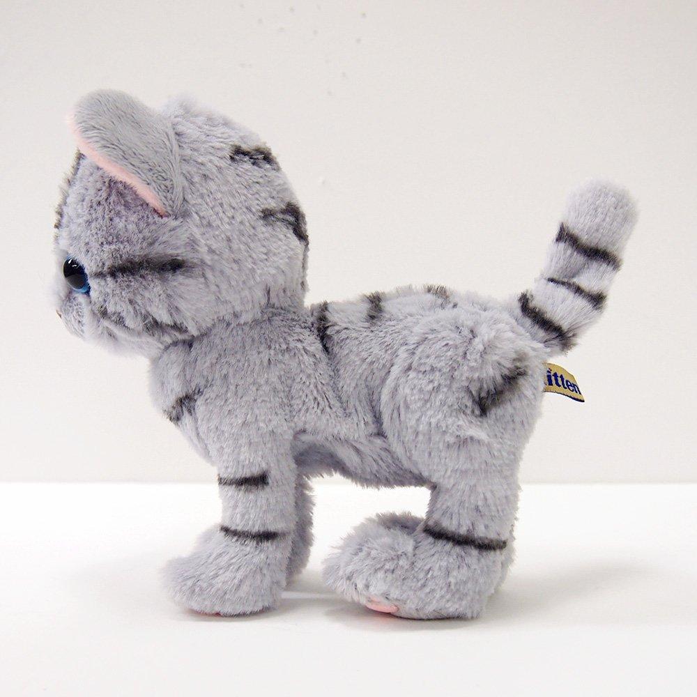 SunLemon Kitten American Shorthair Gray Stuffed Animal Cat 15 x 17.5 x 6.8 cm