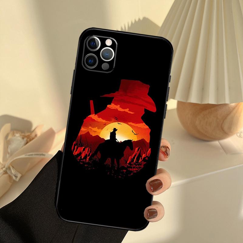 

Red Dead Redemption 2 Case For iPhone 11 12 13 14 15 16 Pro Max Cover For iPhone 13 12 Mini XR X XS Max Plus iPhone 15