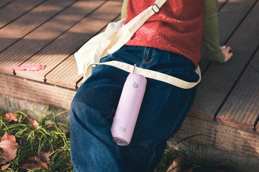 BOTTLE BOTTLE 1 Liter Vacuum Insulated Stainless Steel Water Bottle with Wide Sports Bottle for and Light Pink Straw, Handle, Leak-Proof, Mouth,