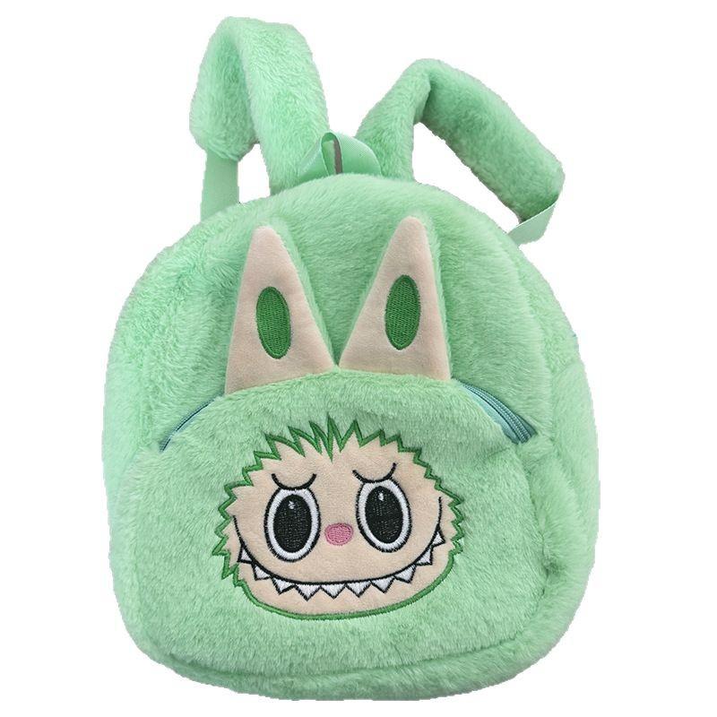 New children's backpack manufacturers wholesale large capacity fluffy backpack Rabub plush toys