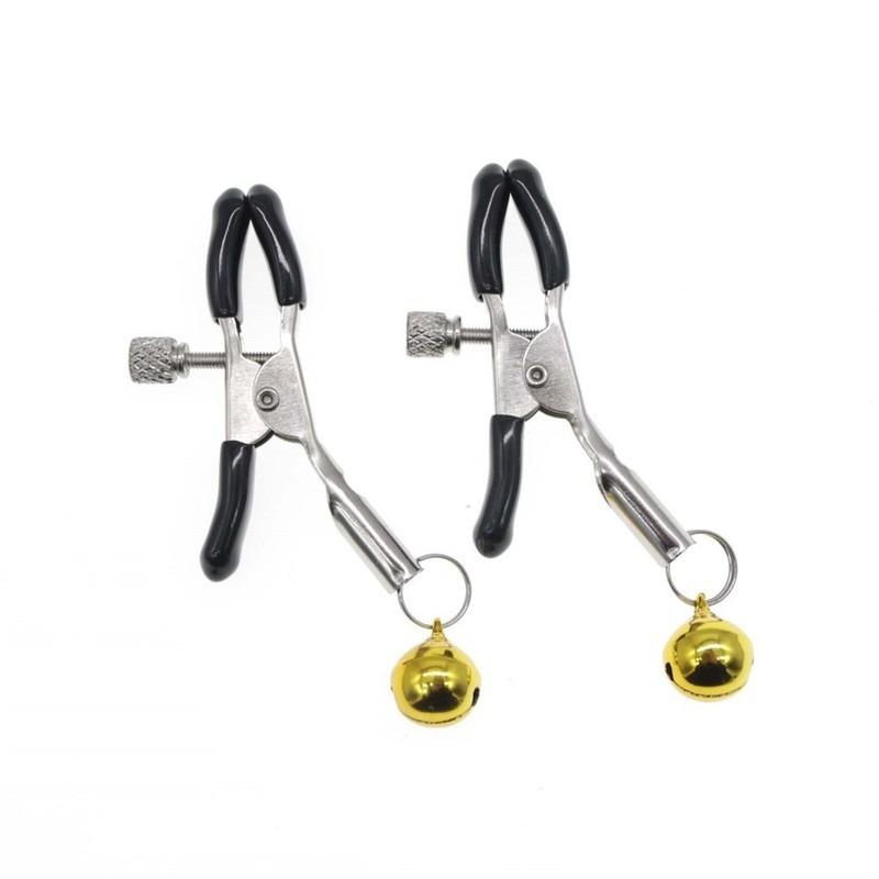 Breast Clips Adjustable Nipple Clamps with Bell Masturbation Sexy Toys Slaves Bdsm Bondage Fetish Exotic Accessories for Couples
