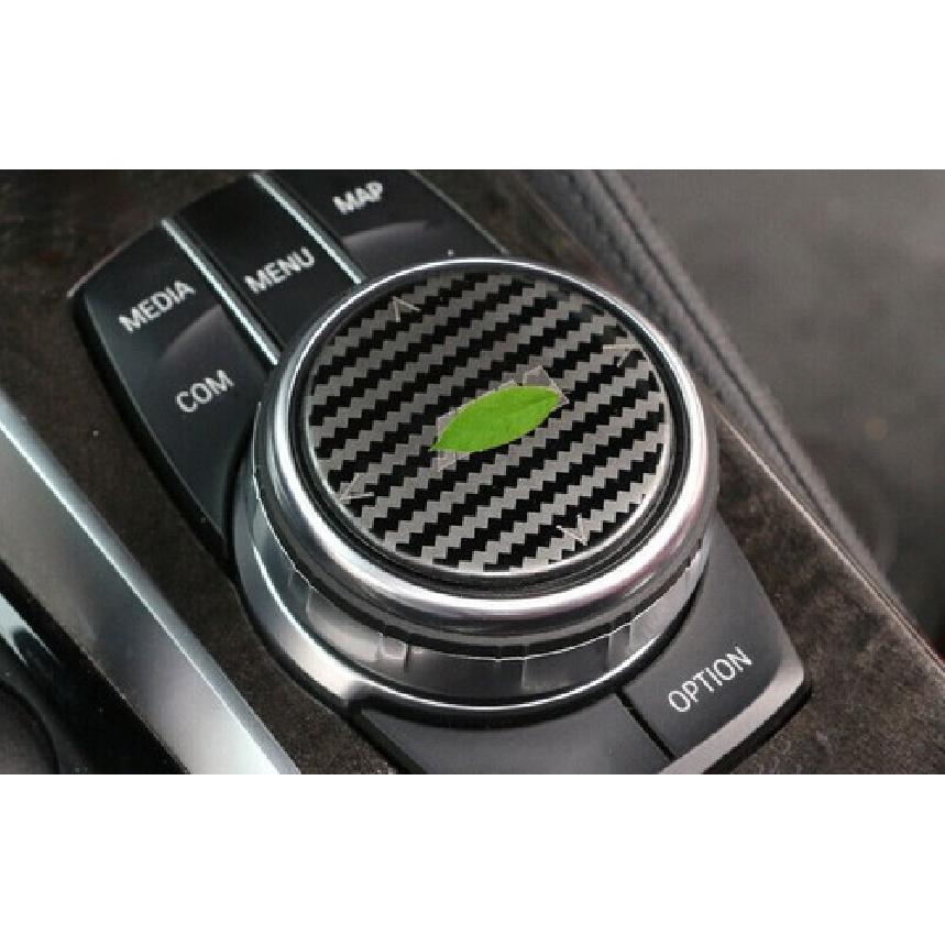 Console Driving Mode Button Ring Trim For BMW 3 4 Series GT 2013-19 Carbon Fiber
