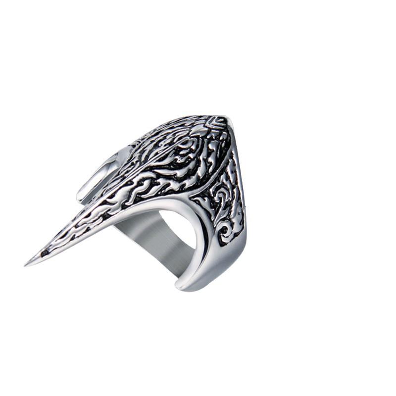 Vintage Eagle Claw Ring for Men Punk Gothic Style Bold Alloy Fashion Jewelry