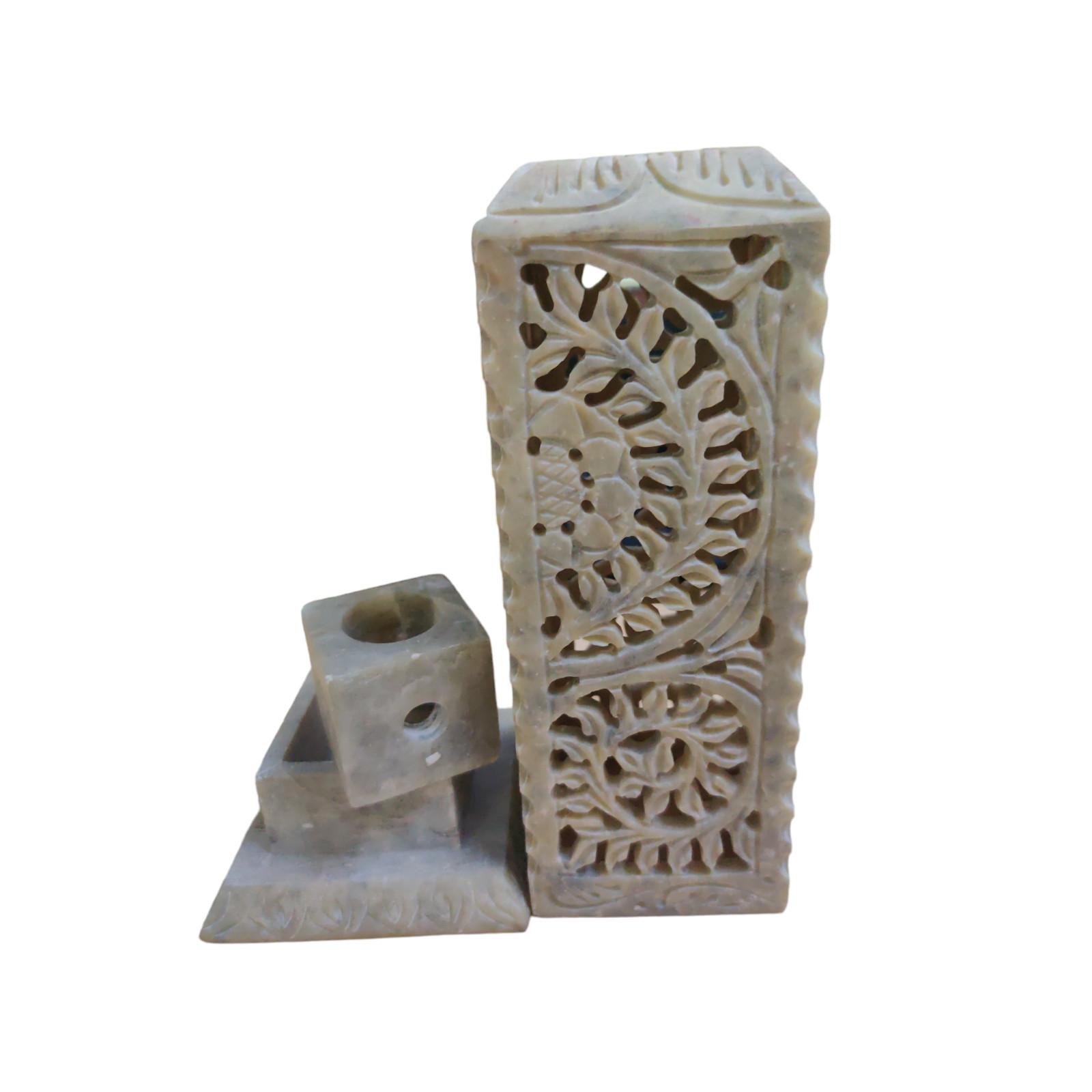@ Handcrafted Flower Carving Incense & Candle Holder Agarbati MJ-165-60%OFF