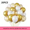 30-Piece 12-Inch Balloon Set for Birthday, Wedding, and Party Decorations