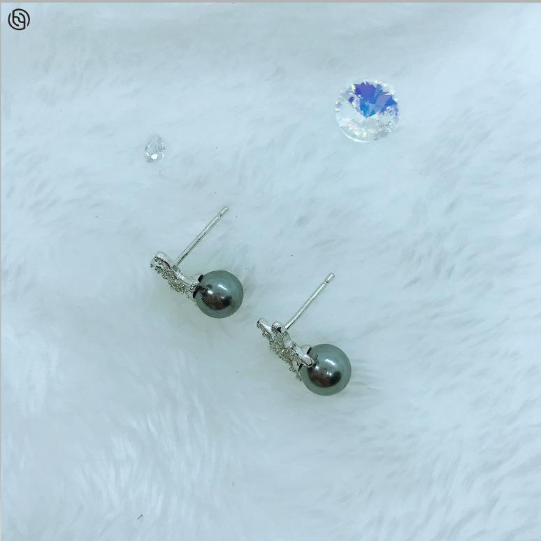 Japanese and Korean New Five-pointed Star Pearl Temperament Earrings Fashionable and Versatile Earrings