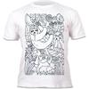 Splat Planet Color-in Sloth Jungle T-Shirt with 10 Non-Toxic Washable Magic Pens - Color In and Wash Out T-Shirt