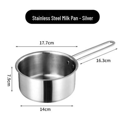 Eimer Edelstahl Milch & Stielkasserolle