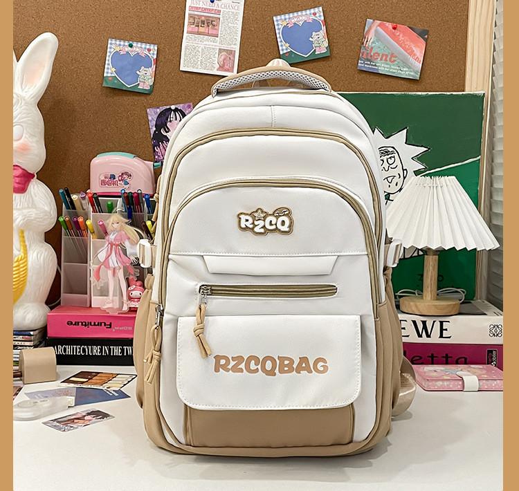 Style Student Minimalist Schoolbag Large Capacity Backpack Outdoor Bag Travel