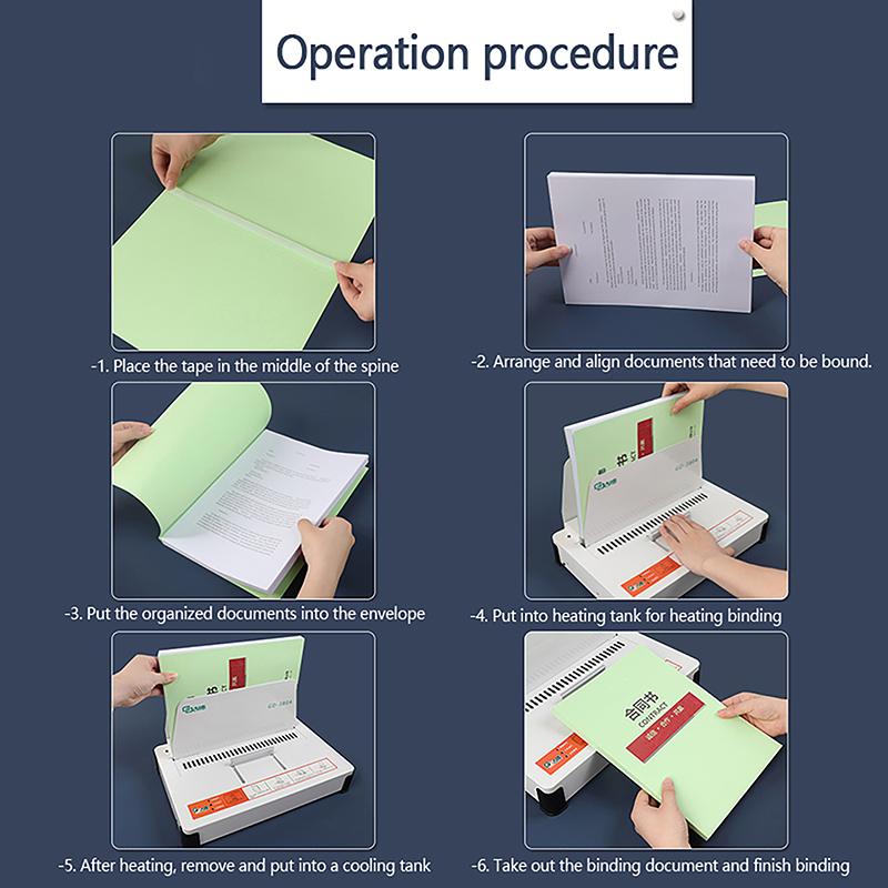 Melt Glue Strips 2/3/4/6Mm For Book Binding  Melt Binding Machine Supplies  Melt Glue Strips For Book Binding