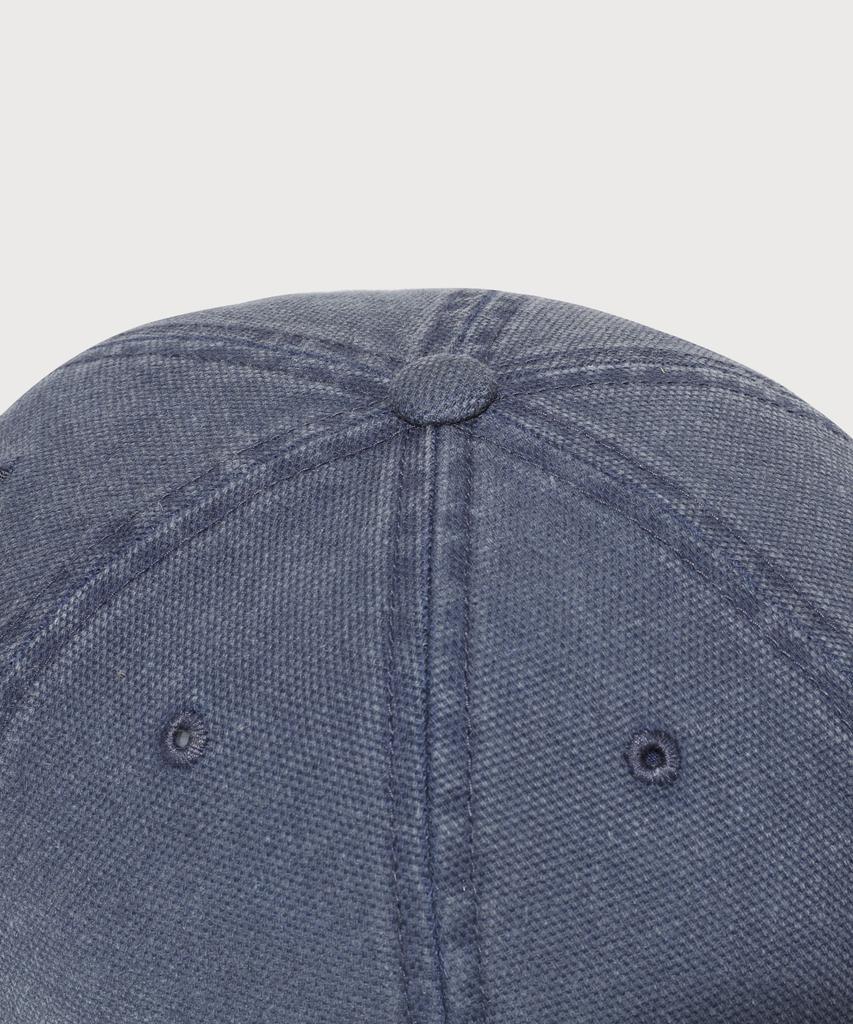 COVERNAT [Cozy Fit] Symbol Logo Oxford Washed Ball Cap Navy