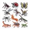 Simulation Plastic Animal Figurines Collection - Marine, Land & Insect Animals Miniature Set Toy for Kids Gift Playset Model