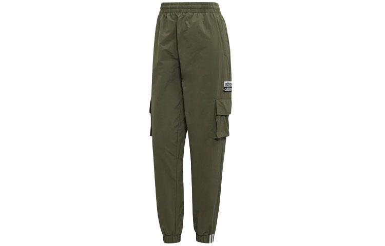 

Adidas Originals Sports Pants Women s Basic Green Moderate FL9102 34