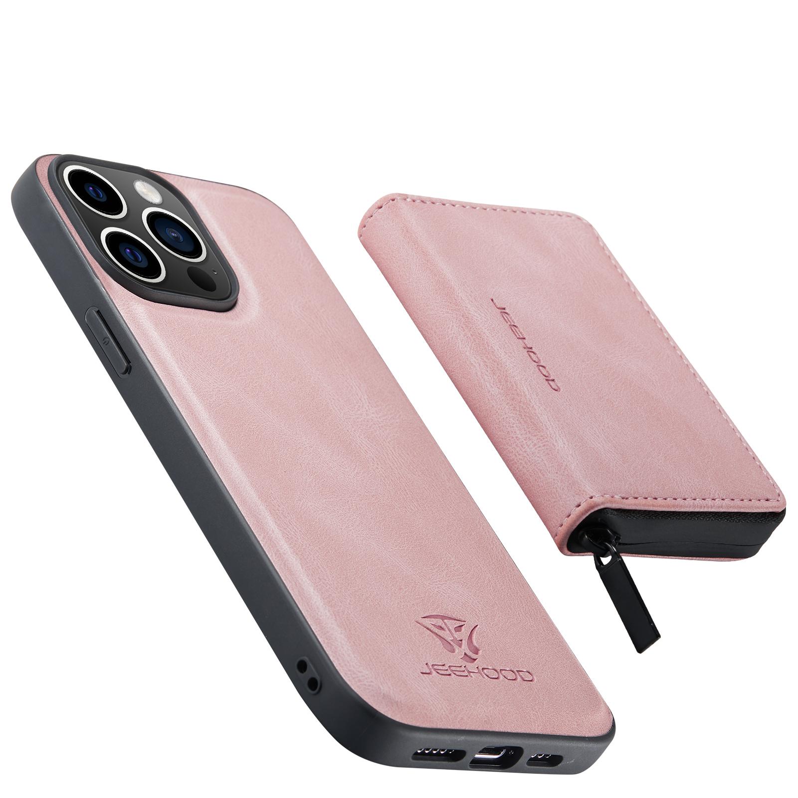 

Magnetic Zipper Wallet Leather Case for iPhone 15 Pro Max 16 Pro 14 Plus 13 12 Mini 11 Xs Max X XR 7 8 SE3 Detachable Card Cover For iPh 7Plus 8Plus