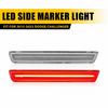 Clear LED Rear Side Lens Bumper Marker 2015- 2X For Light Challenger Dodge