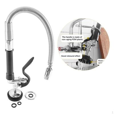 Rinse Spray Valve with Hose Commercial Sink Sprayer Head for Restaurant