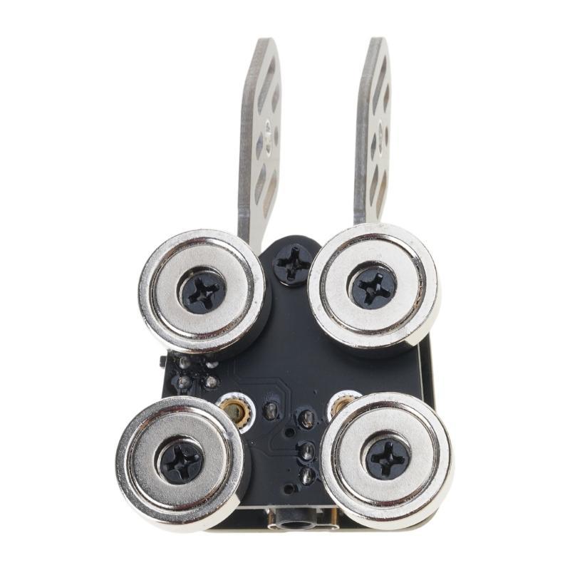 CW Morse Key with Magnetic Base Telegraph Key Paddles for Radio Shortwave Double Paddles Automatic Morse Code Key