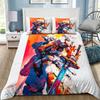 Mobile Suit Gundam Kid Duvet Cover Pillowcase Bedding Set Adult Boy Children Bedroom Decoration Single Twin Full Queen King