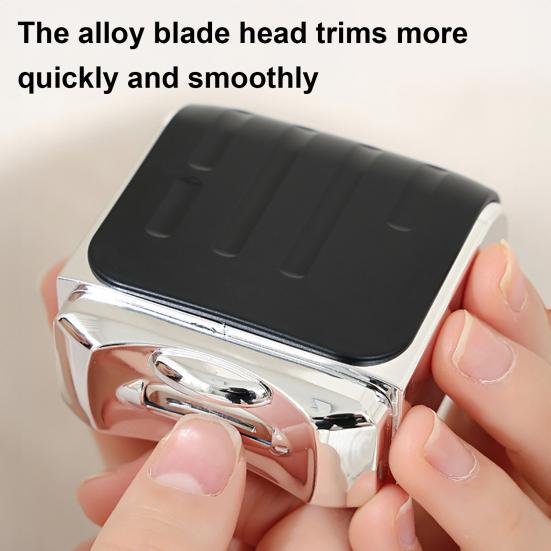 2-In-1 Electric Nail Clipper Automatic Kids Adults Seniors Nail Trimmer with LED Light Baby Manicure Grinding File Fingernail Cutter Polisher