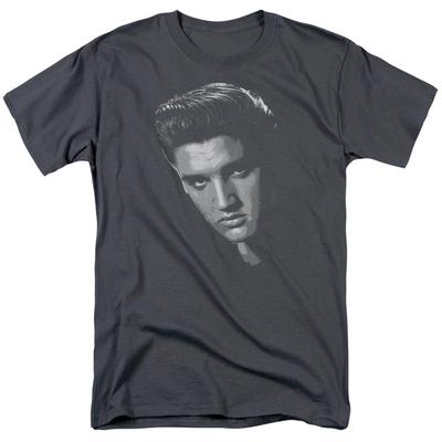 Elvis Presley American Idol Mens T Shirt Charcoal Officially Licensed