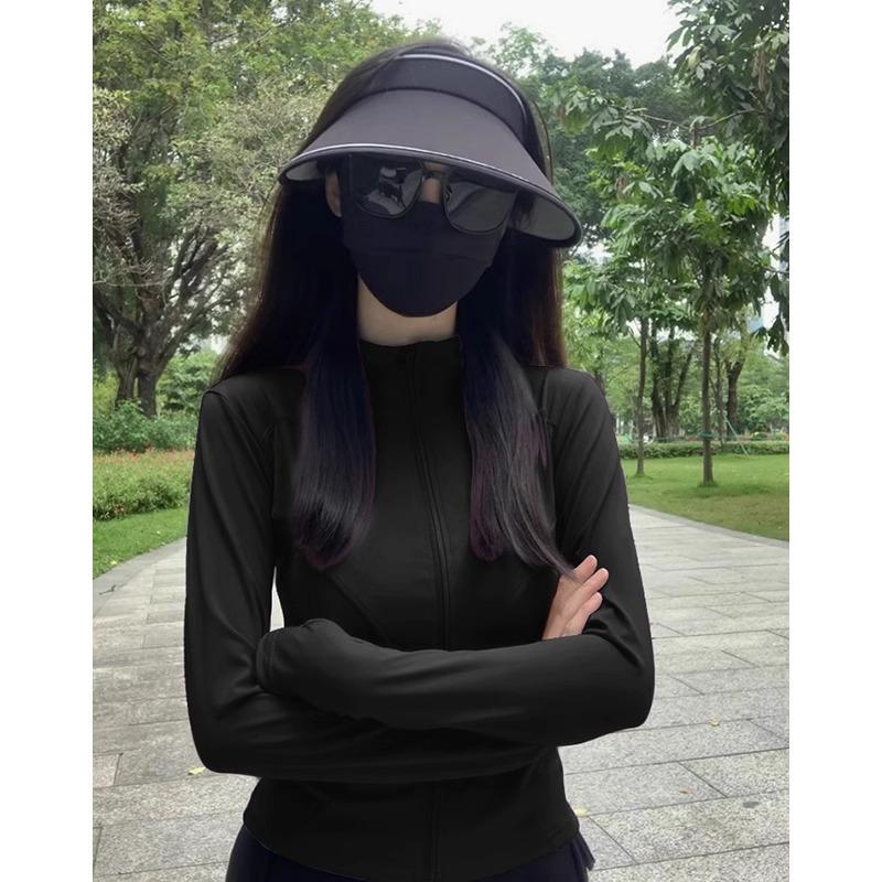 Women's Gray Ice Silk UV Sun Protection Summer Cardigan Jacket 2025