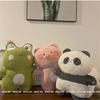 Cute Animal Plush Set: Rabbit, Panda, Pig, Frog - Soft Stuffed Toys & Ragdoll, Perfect Birthday Gift for Girls