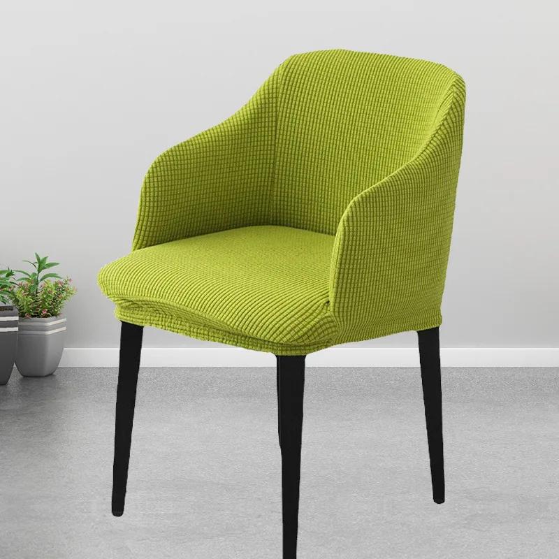 Polar Fleece Armchair Cover Wingback King Back Chair Cover Hotel And Home Party Banquet Seat Cover Home 1/2/4/6PCS