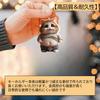 Cute Cat Dog Key Chain Car Rearview Mirror Decoration Car Pendant Deb Dog Cat