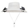 Solární klobouk s ventilátorem a širokým okrajem, ventilátory s duálním napájením, baterie 800 mAh, venkovní rybářský klobouk pro turistiku, cyklistiku, rybaření