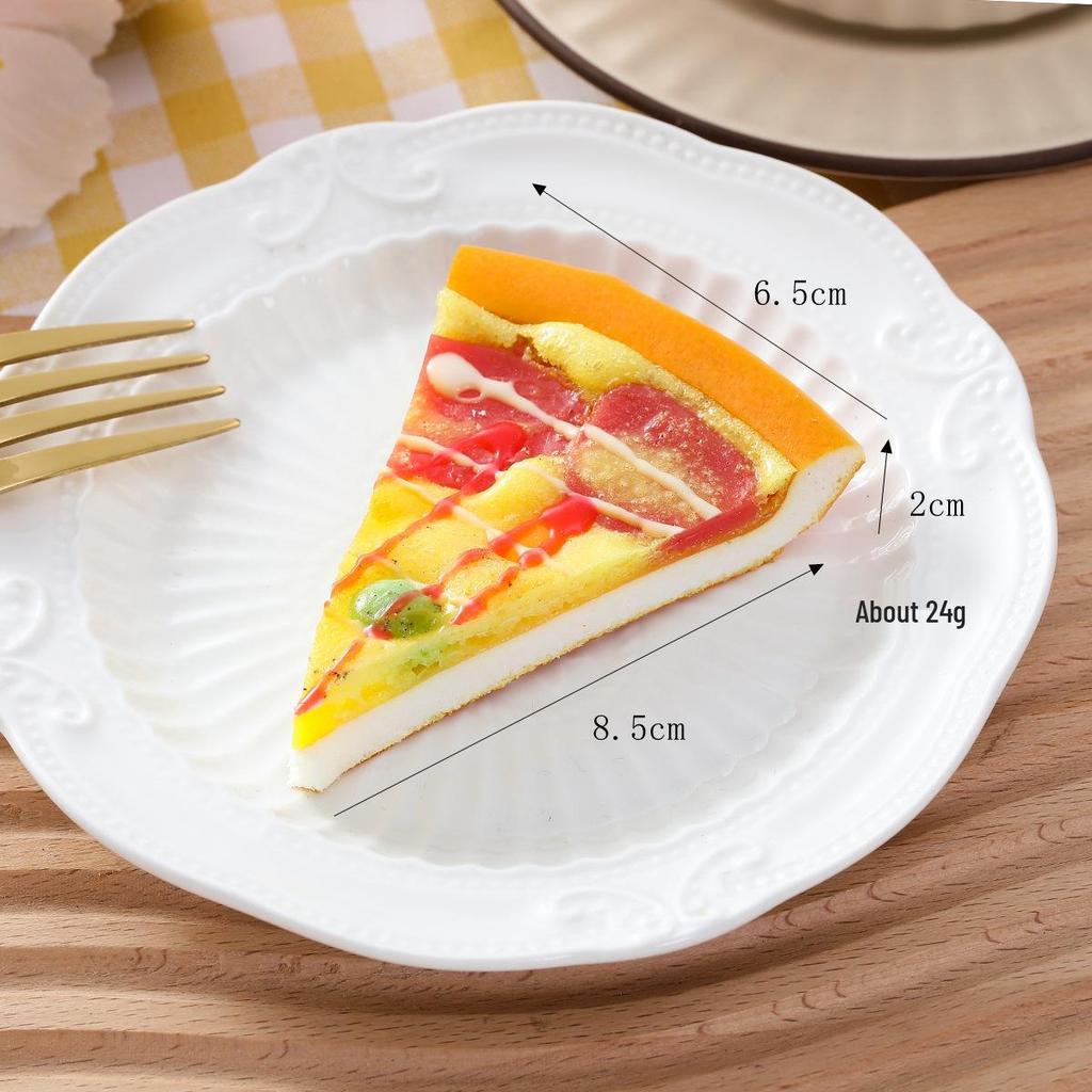 Dreieckiges Pizzastück Schlüsselanhänger & Magnet - Kreative Wohnkultur & Foto-Requisite