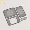 Rear Speaker Cover and Anti-Kick Panel Set for Voyah 22 Dreamer - Stainless Steel Accessories.